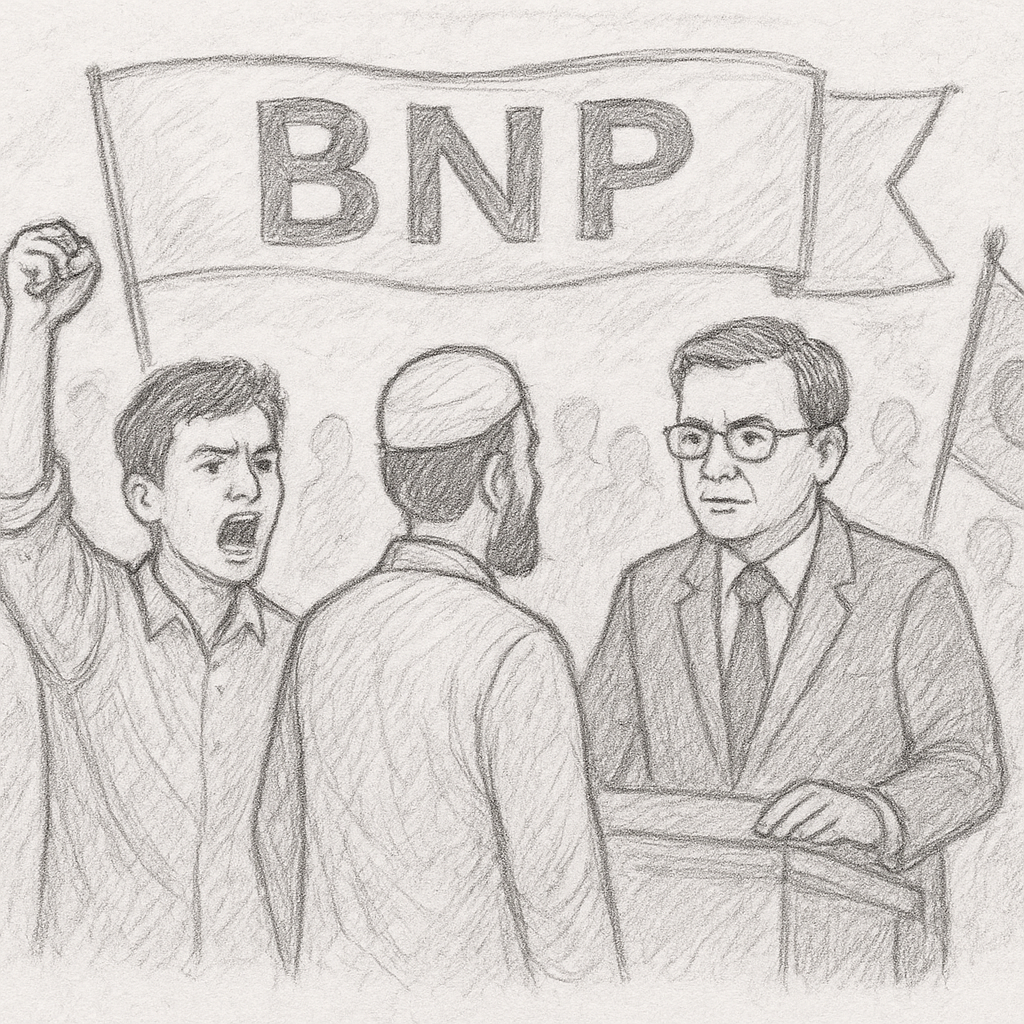 ডাকসু নির্বাচনে ইসলামী ছাত্রশিবিরের সমর্থকরা উদযাপন