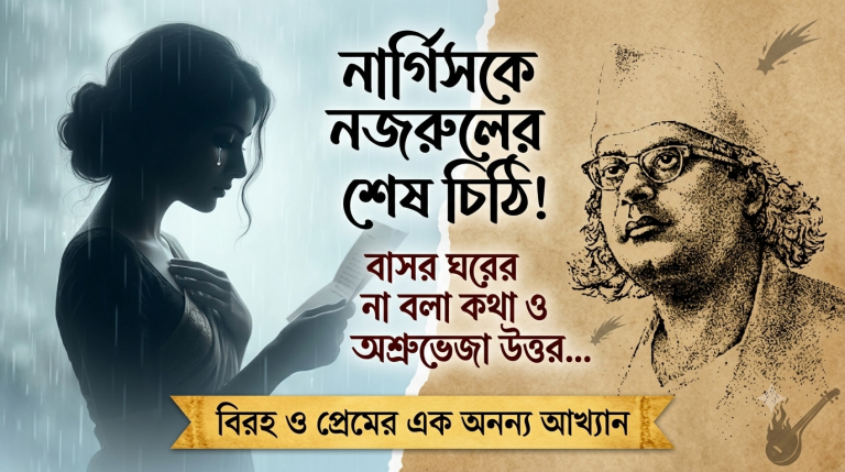 নজরুলের বিরহের সেই বিখ্যাত চিঠি